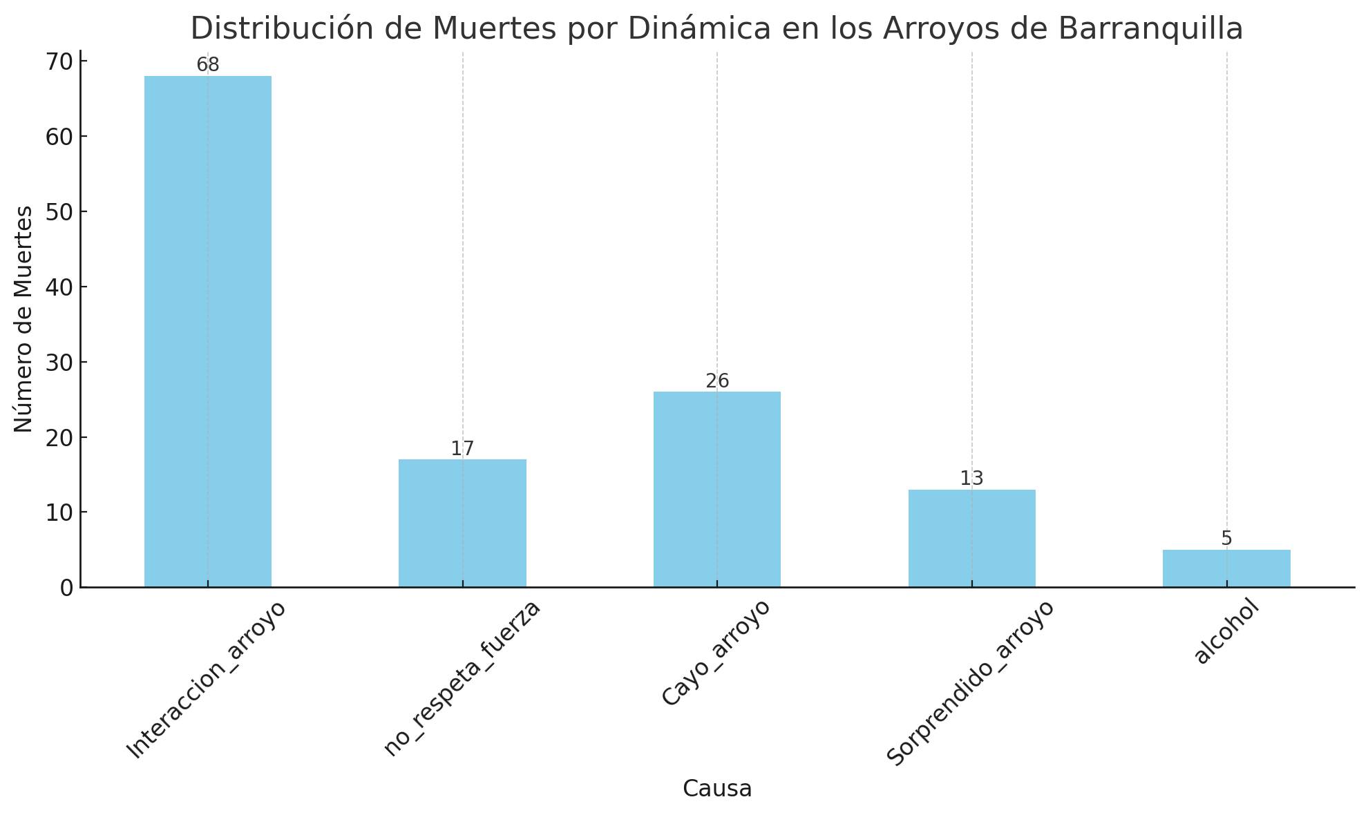 Muertes por arroyo