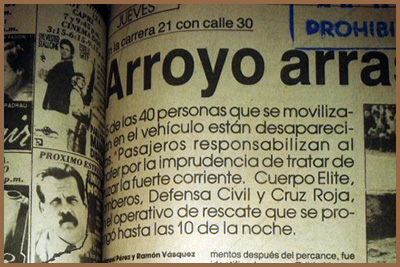 Un Bus y la Furia del Arroyo