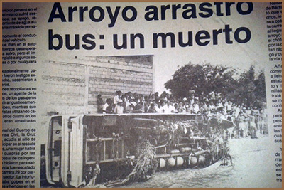Un Bus y la Furia del Arroyo